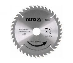 Pilový kotúč na drevo 200 x 30 x 2,2 mm / 40T YATO