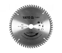Pilový kotúč na PVC 185 x 20 x 1,5 mm / 60T YATO