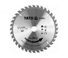Pilový kotúč na drevo 185 x 20 x 1,5 mm / 36T YATO