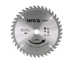 Pilový kotúč na drevo 170 x 16 x 2,2 mm / 40T YATO