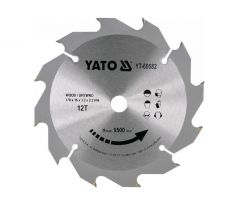 Pilový kotúč na drevo 170 x 16 x 2,2 mm / 12T YATO