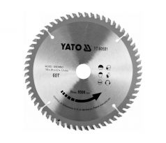 Pilový kotúč na drevo 160 x 20 x 1,5 mm / 60T YATO