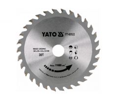 Pilový kotúč na drevo 140 x 20 x 2,0 mm / 30T YATO