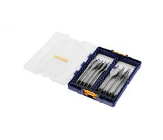 IRWIN Sada plochých vrtákov do dreva 8-dielny bit Blue Groove 4x (12-32 mm)