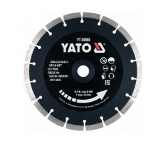 Diamantový rezný kotúč 230 x 2,2 x 10 x 22,2 mm segmentovaný YATO