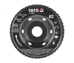YATO Stredný rašpľový kotúč #2 120 x 22,2 mm
