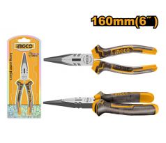 INGCO Kliešte s dlhým nosom 160 mm