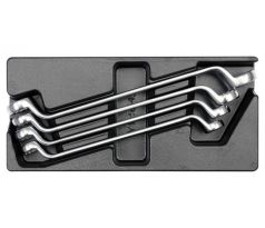 Sada 4 ohnutých hviezdicových kľúčov 21-32 mm (vložka do zásuvky) YATO