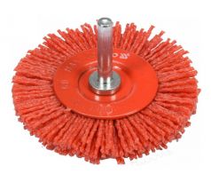 Okrúhla kefa so závitom 75 mm nylon YATO