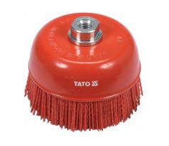 Hrncová kefa Nylon M14 125mm YATO