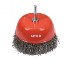 YATO kotúčový kefa 100 mm nerez