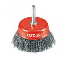 Drôtená kefa čelná nadstavec na vŕtačku 75 mm INOX