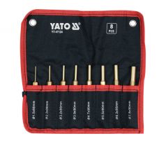 YATO medená sada vyrážačov 8 ks