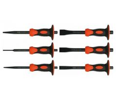 Sada sekáčov a priebojníkov 6 ks s ochranou