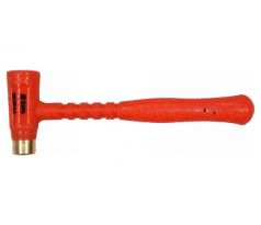 YATO plastové a mosadzné kladivo 300 g, nekvapiace, priemer 20 mm