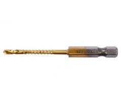 Frézovací vrták do kovu 3,0 x 70 mm HSS-TiN YATO