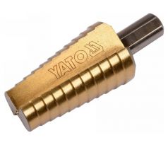 Krokový vrták 20-30 mm 11-stupňový HSS titán-nitrid YATO