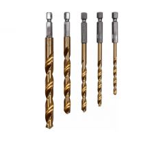 Sada vrtákov 5 kusov HSS Ti držiak vrtákov YATO