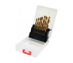 YATO sada špirálových vrtákov 19 ks 1-10 mm HSS-TiN