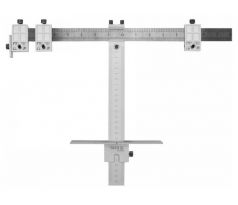 Nastaviteľná vŕtacia šablóna 250 mm Hliník YATO