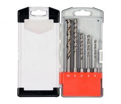 YATO sada špirálových vrtákov 5 ks HSS 4-10 mm SDS-Plus