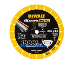 DEWALT EXTREME METAL Diamantový rezací kotúc na kov 355 x 3,3 x 25,4 mm (metal/alu/nehrdzaviaca oceľ)