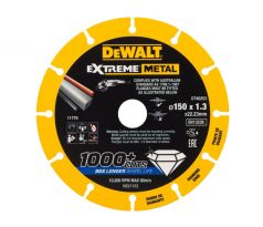 DEWALT EXTREME METAL Diamantový rezací kotúc na kov 150 x 1,3 x 22,2 mm (metal/alu/nehrdzaviaca oceľ)