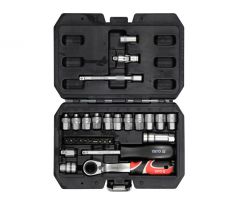 YATO otvorená sada nástrčných kľúčov 29 ks 1/4” Spline