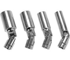 Sada kĺbových kľúčov na sviečky 4 kusy 3/8" 14-21 mm CrV YATO