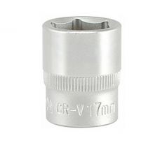 Nadstavec 3/8” 17 mm šesťhranný