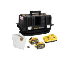 Odsávač 54 V XR FLEXVOLT triedy M – 2 X 6 Ah