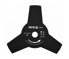 YATO Trojramenný nôž pre krovinorez 255 x 25,4 x 1,6 mm