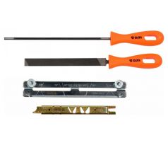 YATO Ručná sada na ostrenie reťazí 4 diely 3/8" 4 mm