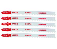 Pílový list do priamočiarej píly 130 mm UNI TPI10-5 5 ks Bi-Metal