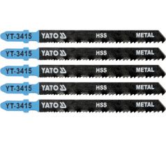 Pílový list do priamočiarej píly 100 mm na kov TPI24-10 5 ks