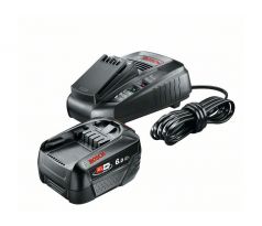 BOSCH Sada batérií PBA 18V / 1 x 6,0 Ah + AL1830CV nabíjačka
