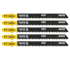 Pílový list do priamočiarej píly 100 mm na drevo TPI10 5 ks