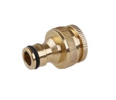 Adaptér s vnútorným závitom 1/2"+3/4" mosadz
