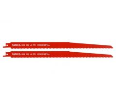 YATO pílový list na šabľovú pílu 300 mm/6TPI bimetal (2 ks/bal.)