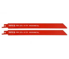 YATO pílový list na šabľovú pílu 225 mm/10TPI bimetal (2 ks/bal.)