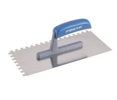 Hladidlo nerez 280 x 130 mm 8-zubé drevená ruk.