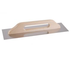 Hladidlo nerez 480 x 130 mm rovné drevená rukoväť