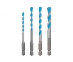 BOSCH EXPERT HEX-9 Multiconstruction vrták sada 4 ks (4 / 5 / 6 / 8 mm) 1/4" upínanie