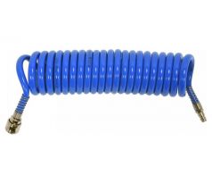 YATO Pneumatická hadica (špirála) s rýchlospojkou 8 x 12 mm 5 m 1,2 MPa