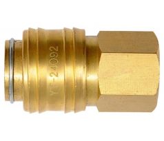 YATO pneumatická rýchlospojka 1/4” x 1/4” mosadz