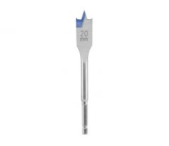 IRWIN Plochý vrták do dreva 20 x 152 mm bit Modrá drážka 4x