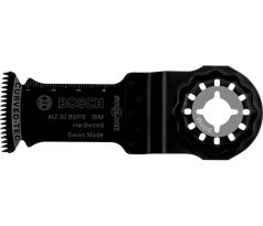 BOSCH Oscilačný pílový list na tvrdé drevo 50 x 32 mm AIZ 32 BSPB bimetal Curved-Tec Starlock (25 ks/bal.)
