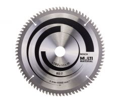 BOSCH Univerzálny pílový kotúč 260 x 30 x 3,2 mm / 80T MultiMaterial HLTCG