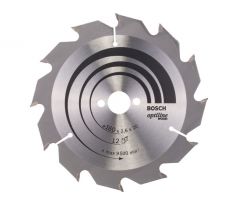 BOSCH Pílový kotúč na drevo 160 x 20/16 x 2,6 mm / 12T Optiline Wood ATB