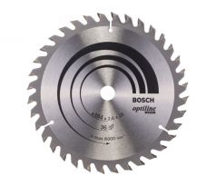 BOSCH Pílový kotúč na drevo 184 x 16 x 2,6 mm / 36T Optiline Wood ATB